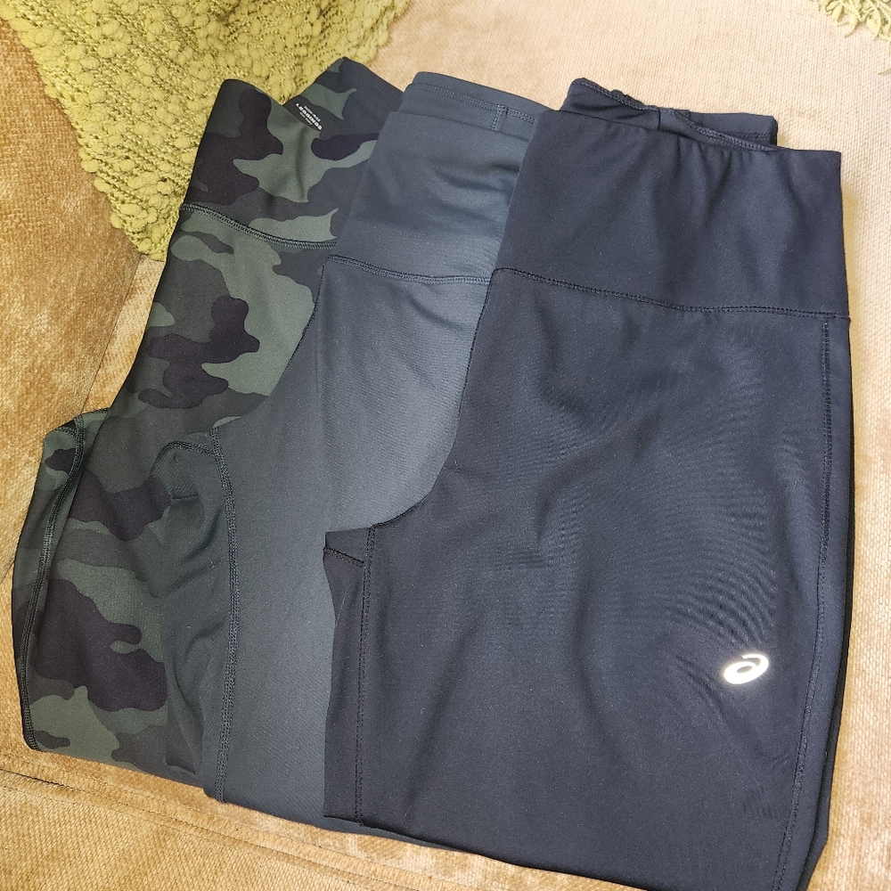 3 Pair Womens XL Athletic Leggings